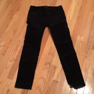 Black Modern Skinny Corduroys by LOFT